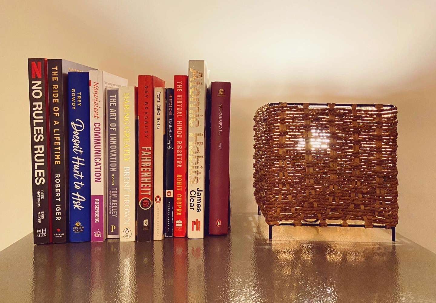 A bookshelf