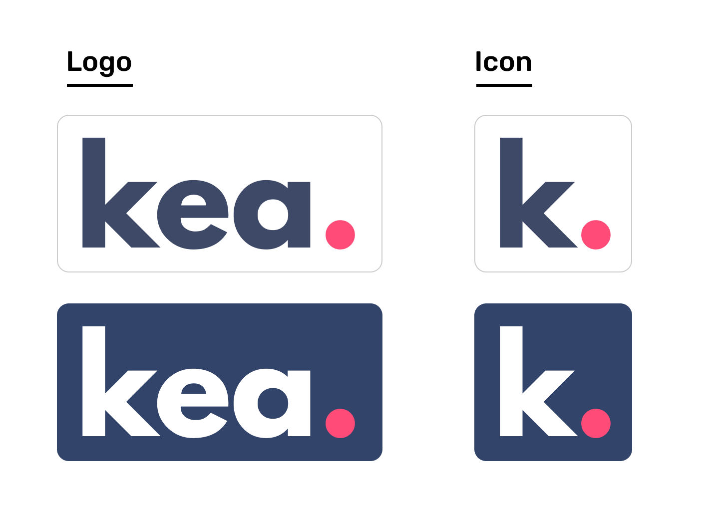 Kea logo and icon