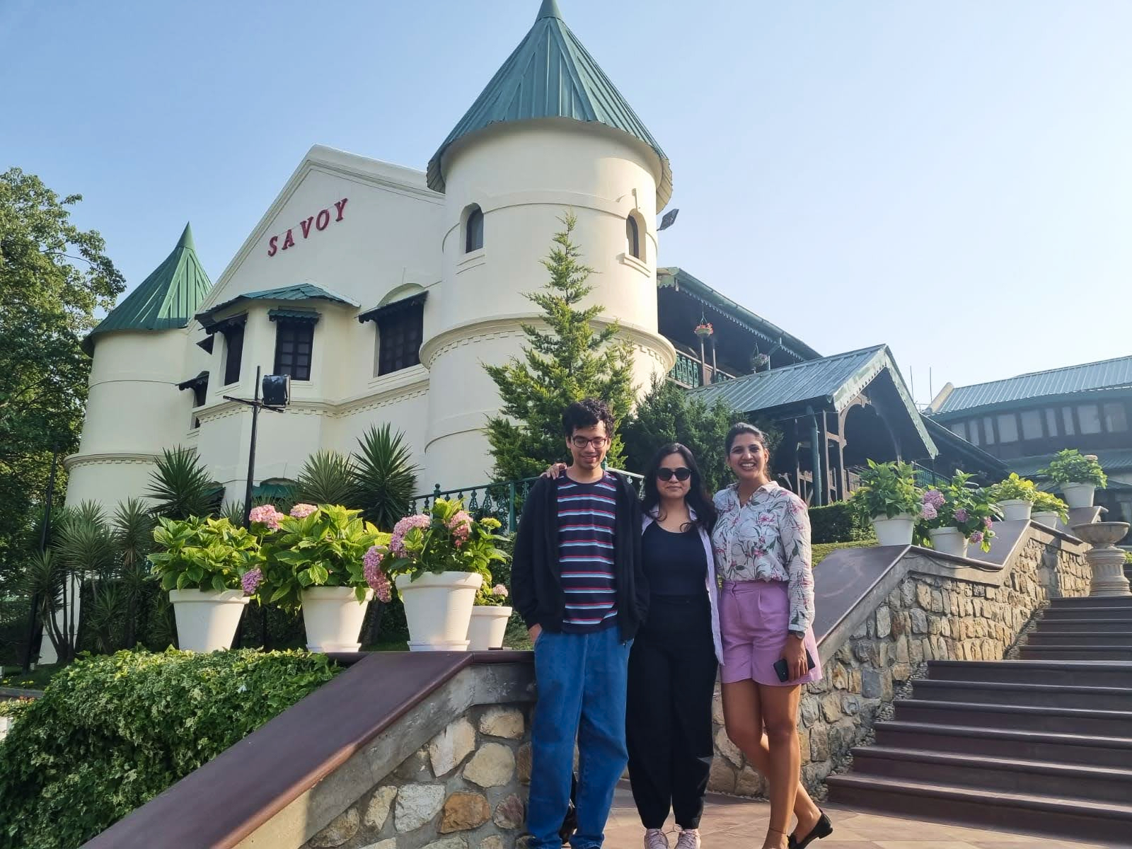 With Sheetal and Kritika in Mussoorie