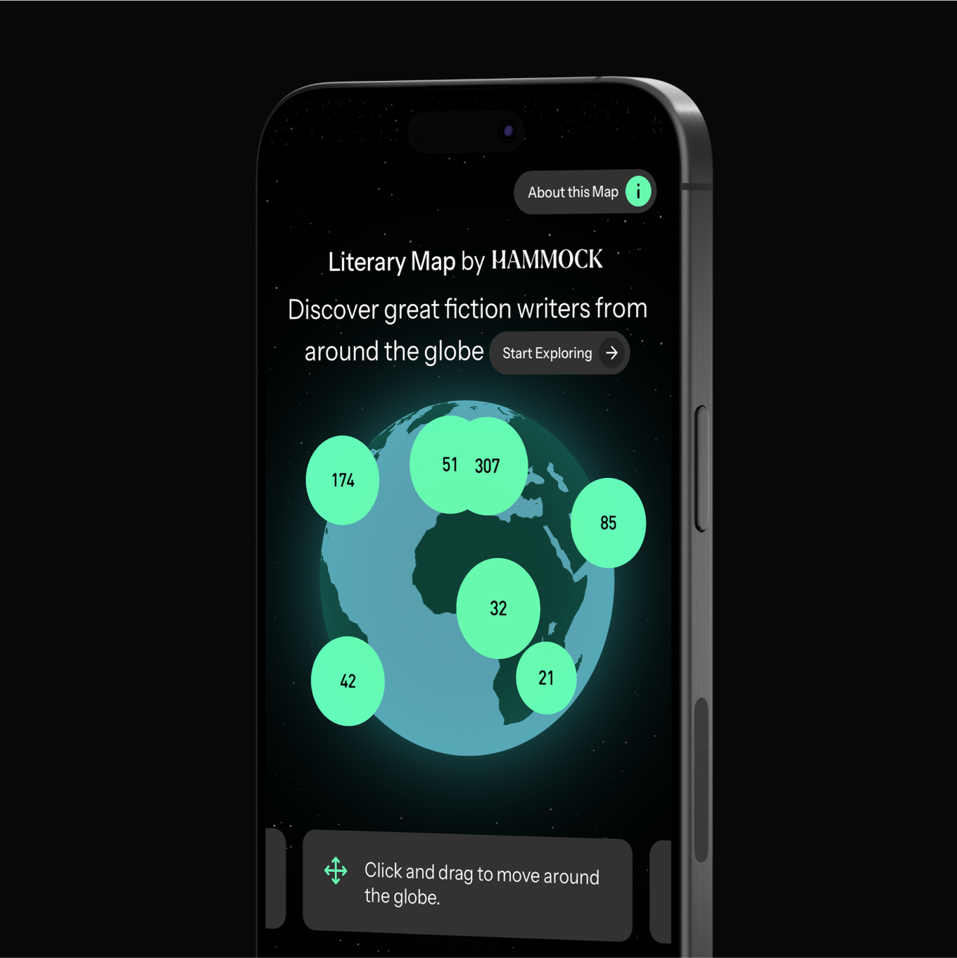 Map on a phone