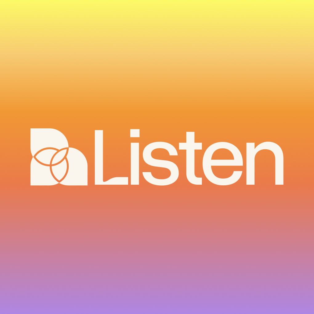 Listen gradient logo