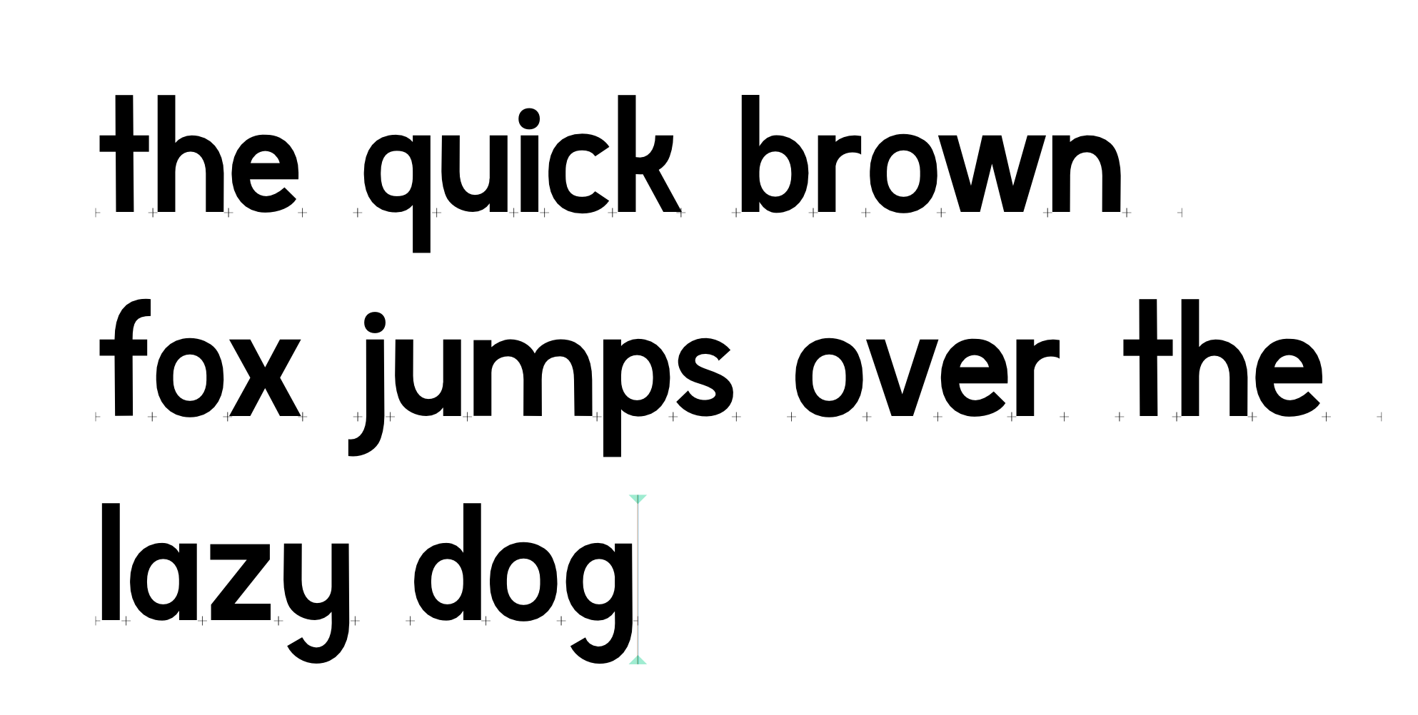 "The quick brown fox jumps over the lazy dog."